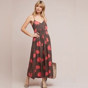 The Odells Anthropologie Keegan Maxi Midi Strappy Dress SP